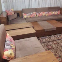مبلمان ۸ نفره ال چوبی