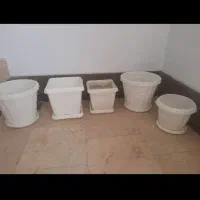 گلدان پلاستیکی درجه یک نو نو استفاده نشده