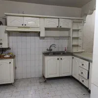 کابینت فلزی سفید باسینگ و هود