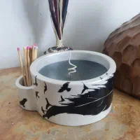 جا شمعی و جاکبریتی دستساز سنگ مصنوعی
