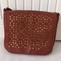 کیف چرمی عسلی