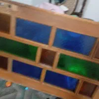 دولعددرب چوبی تمام شیشه ها سالم لولو سالم بدون ایر