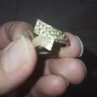 انگشتر طلازنانه خیلی قدیمی عیار پایین