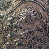 قاب مسی قلم زده