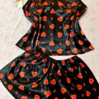 ست تاپ شلوارک ساتن