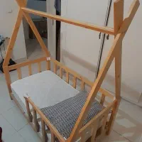 تخت کودک مدل کلبه
