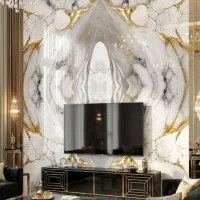 قرنیز تاشو سقف کاذب دامپا کفپوش ترمووال ماربل شیت