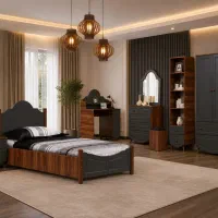 تخت خواب یک نفره ،تک ،شرکتی ،ققنوس توسی تیره