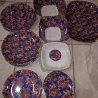 ست کامل ملامین34پارچه قدیمی