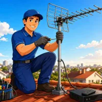 نصب تلوزیون Tv تنظیمانتن نصاب تنظیمات