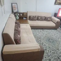 مبل ال6 نفره کم جا با باکس عمیق