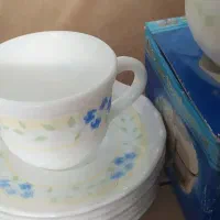 فنجون نعلبکی همراه قندان ست امارات