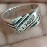 انگشتر زنانه نقره وسکه نقره
