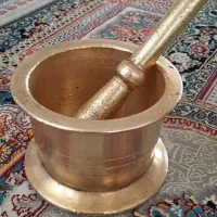 هاونگ برنجی کل وزن ۵ کیلو بدنه ۳ونیم دسته ۱ونیم