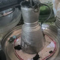 مشربه و مجمع زیرش مسی روسی خیلی قدیمی
