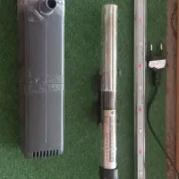بخاری +لامپ + تصفیه کننده اکواریوم سالم