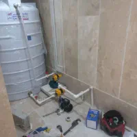 لوله کشی نصب پمپ اب و غیره