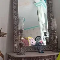 آینه شمعدان برنز