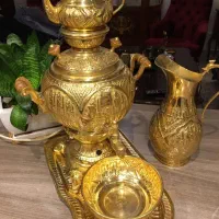 سماور طلایی برقی