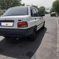 سلام پراید مدل ۸۷ سفید دور رنگ شاسی خوردگی‌ جزئی