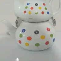 کتری لعابی و قوری چینی