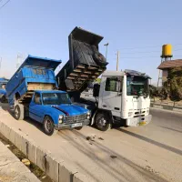 حمل نخاله و مصالح با نیسان و بادسان