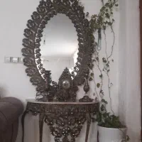 اینه شمعدان برنزی