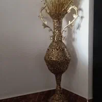 گل و گلدان برنز در حد نو