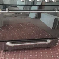 گاز ۵ شعله نو در حد همراه فر سالم