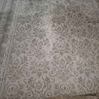 فرش ۹متری تک کرم رنگ ترکیه ای