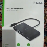 هاب USB-C بلکین 4 پورت مدل AVC005btBK