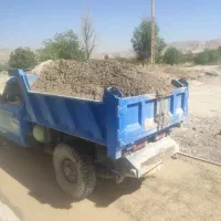حمل  نخاله وماسه با نیسان جکی کمپرسی
