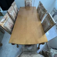 میز ناهارخوری ۸ نفره چوب راش