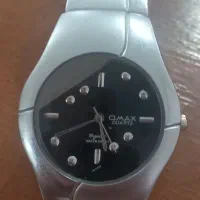 ساعت مچی زنانه .مردانه OMAXاصل ژاپن  صفحه مشکی