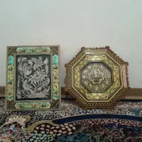 ساعت دیواری وتابلو زیبا وبراق