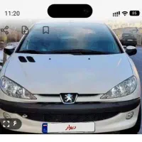 فروش ۲۰۶ مدل ۱۳۹۶رنگ سفید