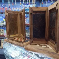 تخته نرد مدرن ریشه چوب گردو