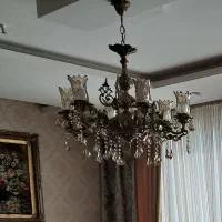 لوستر سالم ۶شاخه همراه با لامپ ۱۰میلیون تومان