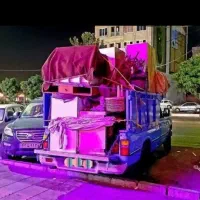 نیسان بار حمل اثاث منزل جهیزیه باکارگرسراسر قم