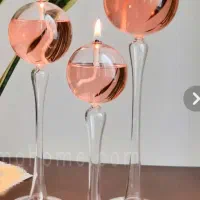 ست ۳عددی جاشمعی پیرکس حبابی