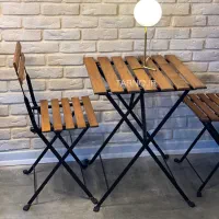 میز و صندلی تاشو 2 نفره