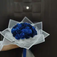 گل روبانی رز،لاله،آفتابگردان،نرگس،دسته پول