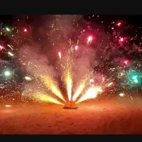 پخش انواع لوازم نور افشانی و آتش بازی مجاز،