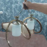 لوستر دو شاخه
