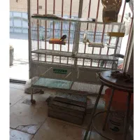 قفس دوطبقه پرنده پرون