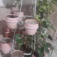 پایه گلدان فلزی