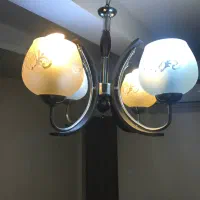 لوستر ۴ شاخه و تک