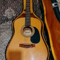 گیتار اکوستیک samick بهمراه هارد کیس ژاپنی