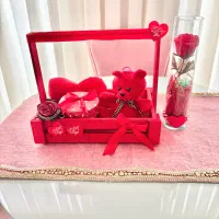 باکس کادو گل مصنوعی جعبه هدیه