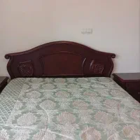 تخت خواب دو نفره چوب گردو